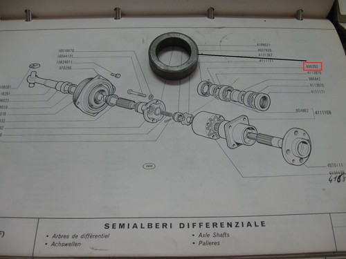 Distanziale cuscinetto ruota - distanziale,