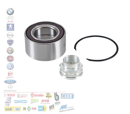 Kit cuscinetto ruota anteriore - kit,