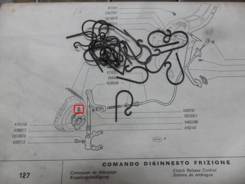 Fermo cuscinetto distacco - fermo,
